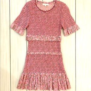 Never worn LoveShackFancy pink mini dress